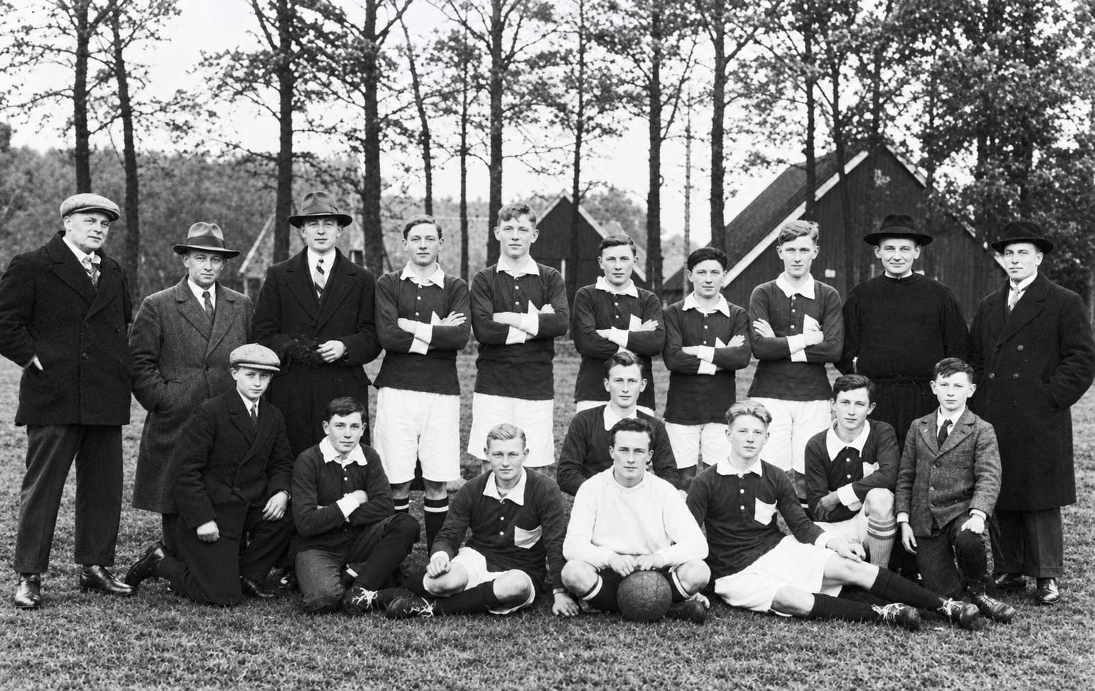 Het tweede elftal van Zenderen Vooruit in 1927